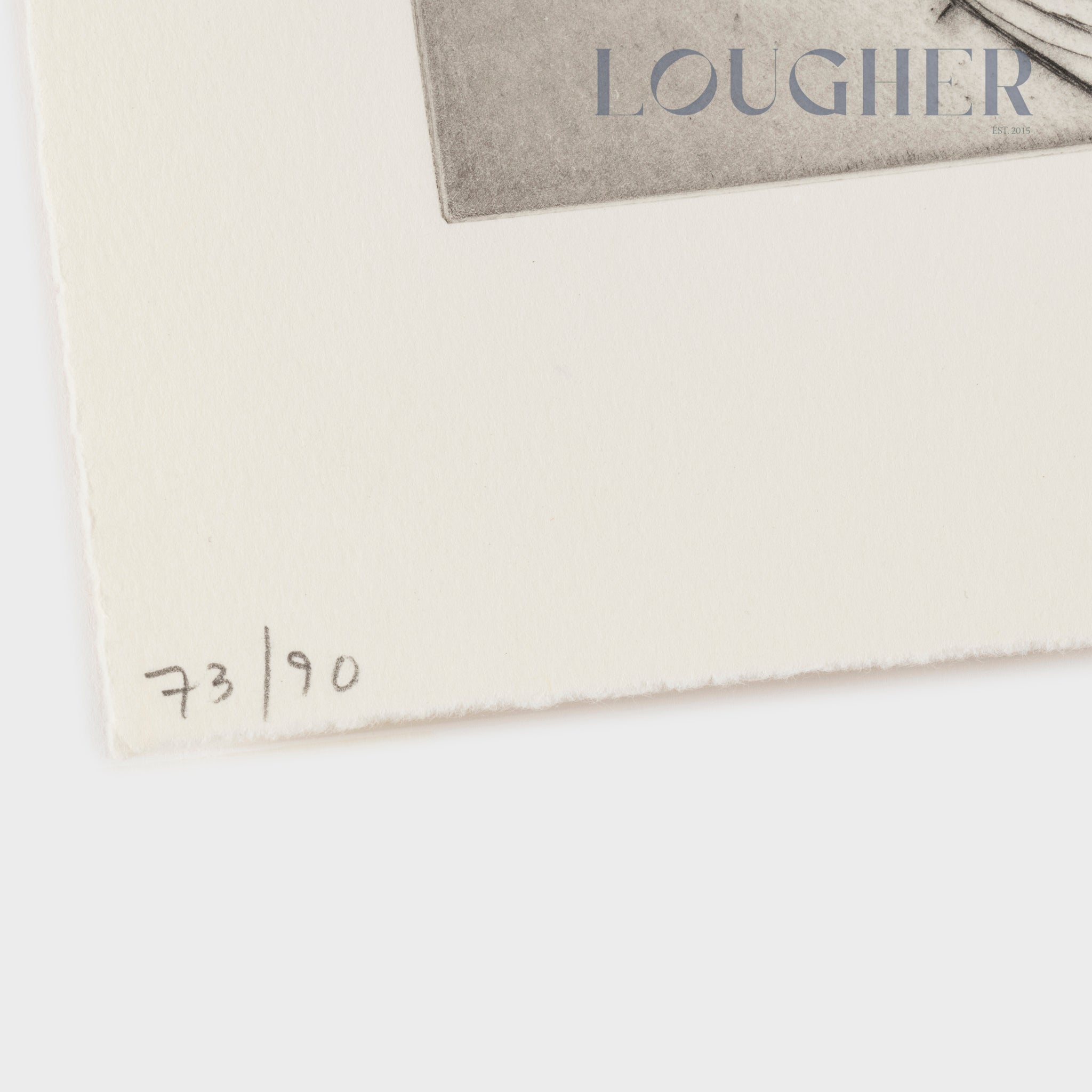 Limited edition Louise Bourgeois Untitled plate 6 print from Ode à Ma Mère, 1995, by Lougher Contemporary, featuring abstract artwork.
