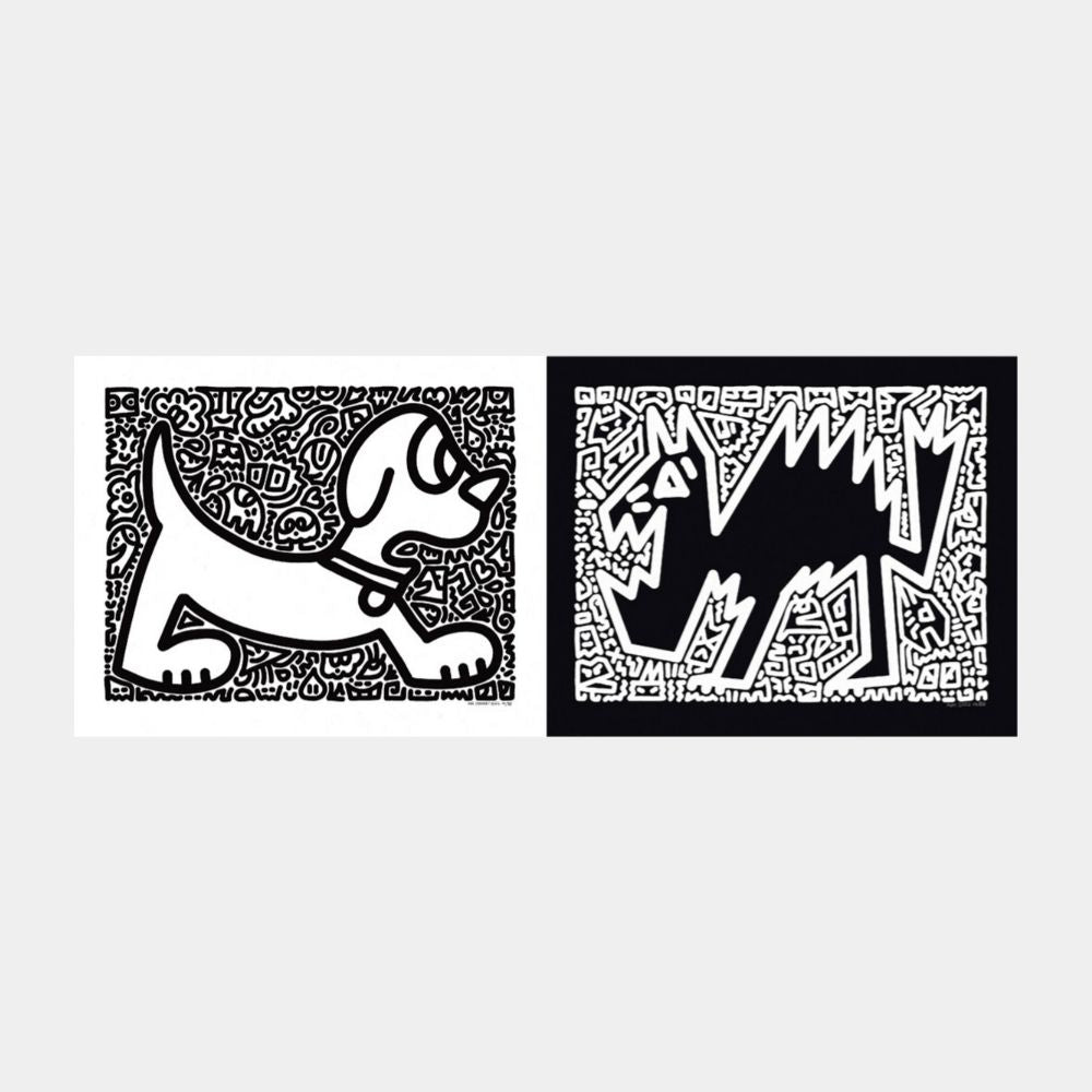 Mr Doodle, 'Woof!' & 'Meow!', 2022 For Sale | Lougher Contemporary