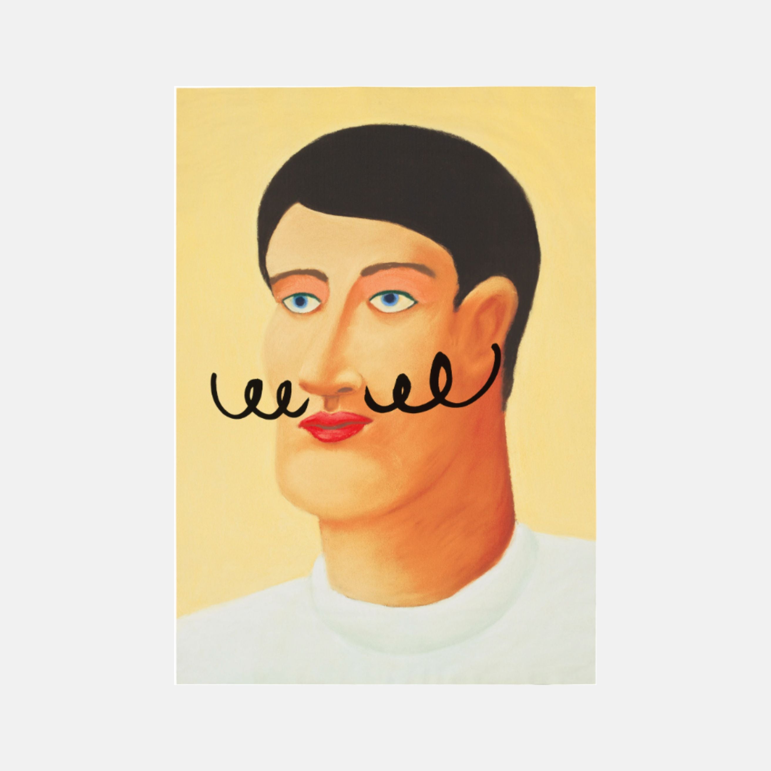 Nicolas Party, Portrait with a Moustache, 2013 For Sale | Lougher Contemporary