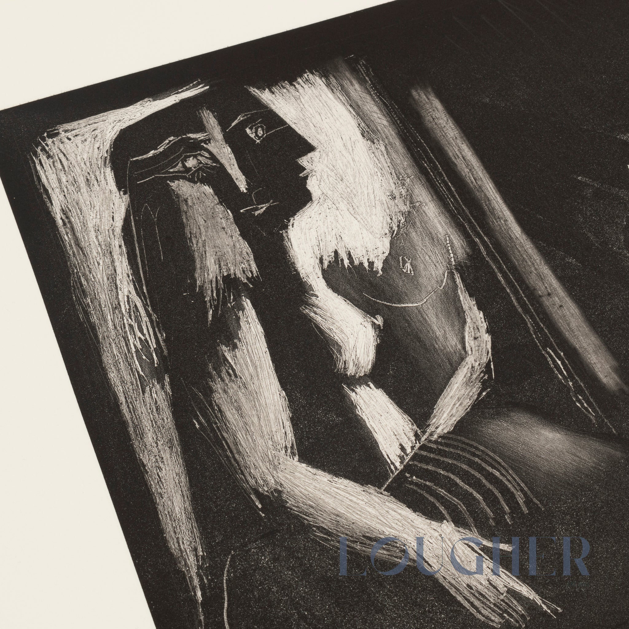 Pablo Picasso, "Scène d'intérieur: l'atelier" (1963) (Bloch 1128; Baer 1125.II.B.b.1), 1963