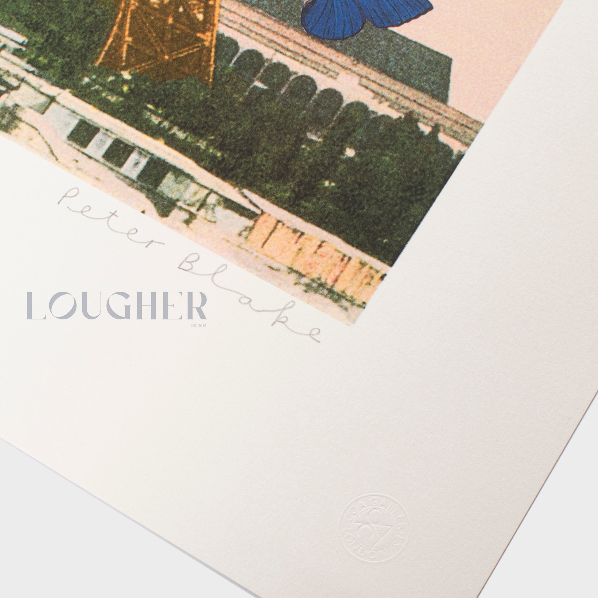 Peter Blake, Eiffel Tower (from the Paris suite), 2010 For Sale | Lougher Contemporary