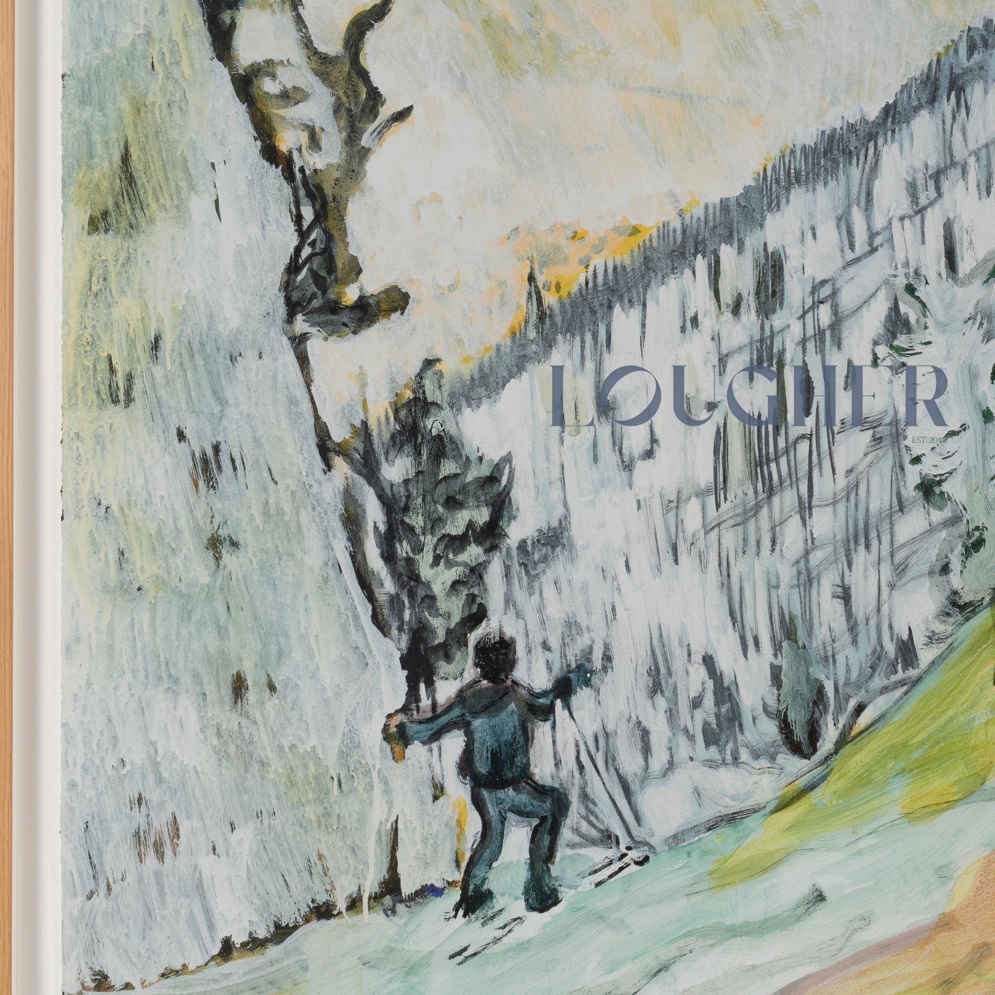 Peter Doig, D1-2 Couloir 2 (from Zermatt), 2022 For Sale | Lougher Contemporary