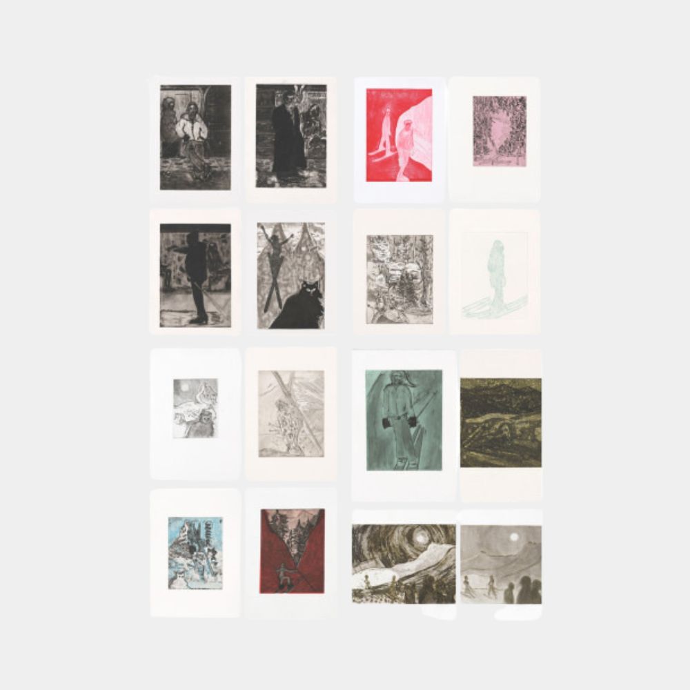 Peter Doig, Alpine Etchings (Set of 16), 2021 For Sale | Lougher Contemporary