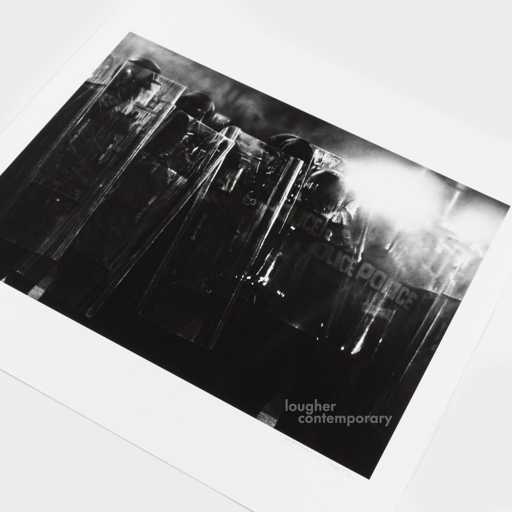 Robert Longo, Untitled (Riot Cops), 2017 For Sale - Lougher Contemporary