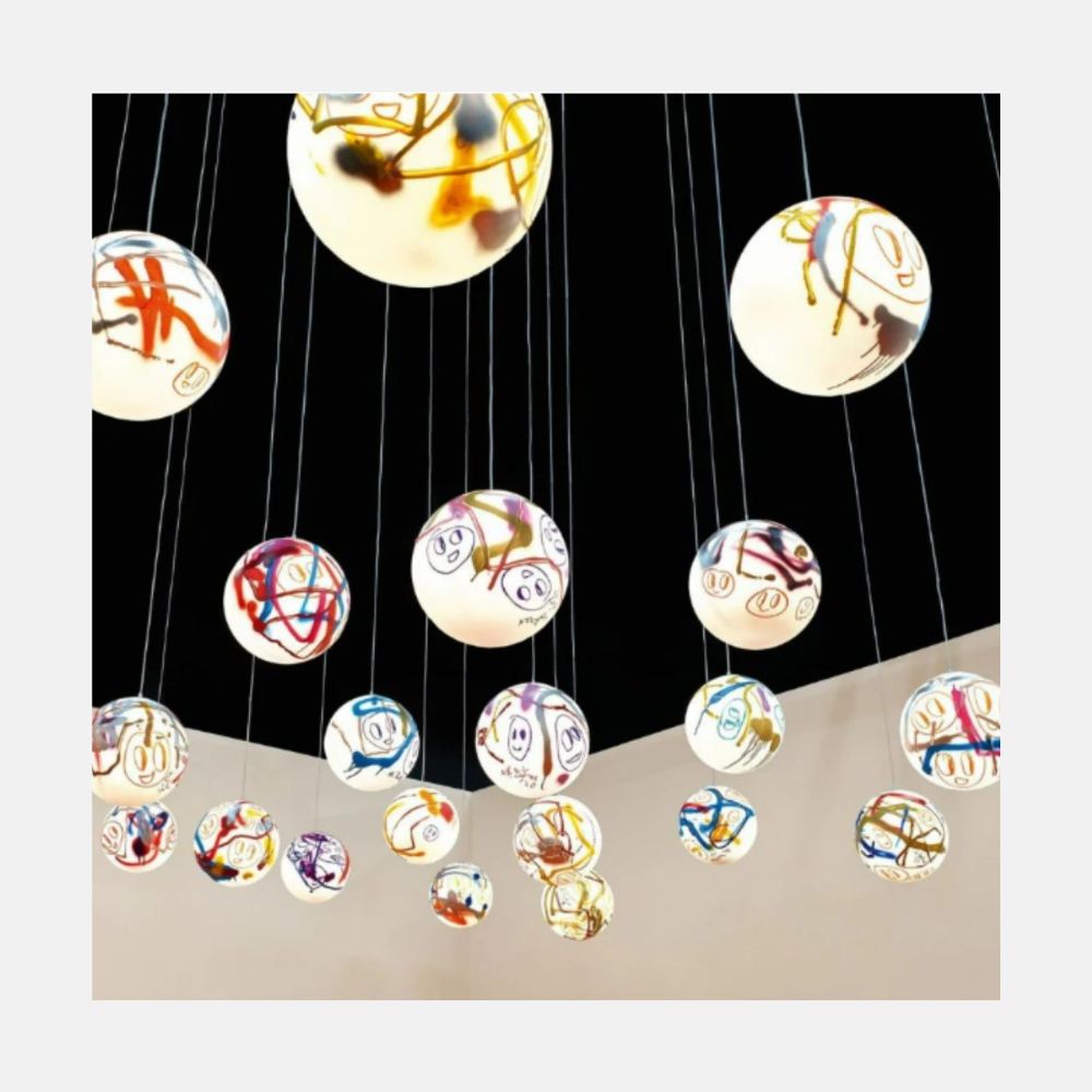 André Butzer, Pendant Light, Art Edition No. 1–100, 2021 For Sale | Lougher Contemporary