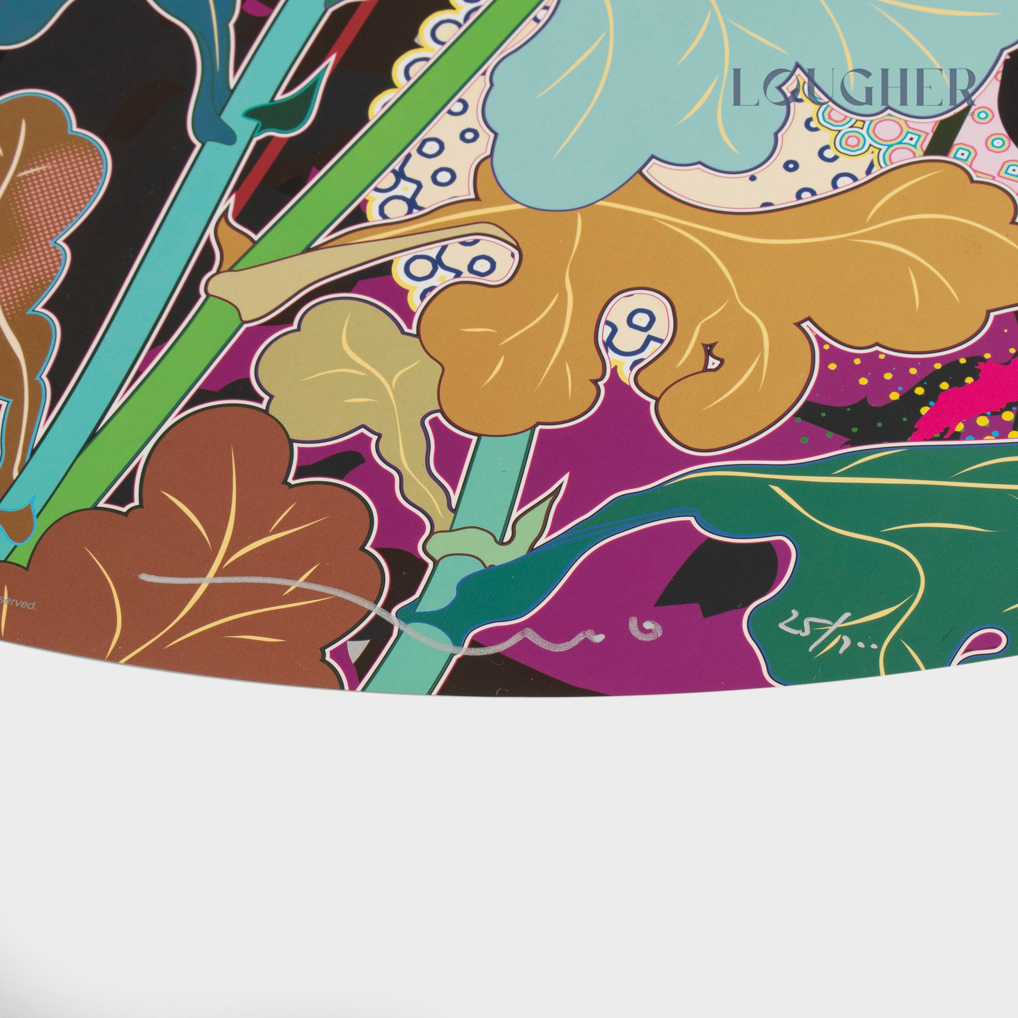 Takashi Murakami, With Reverence, I Lay Myself Before You - Kōrin Chrysanthemum, 2009 For Sale | Lougher Contemporary