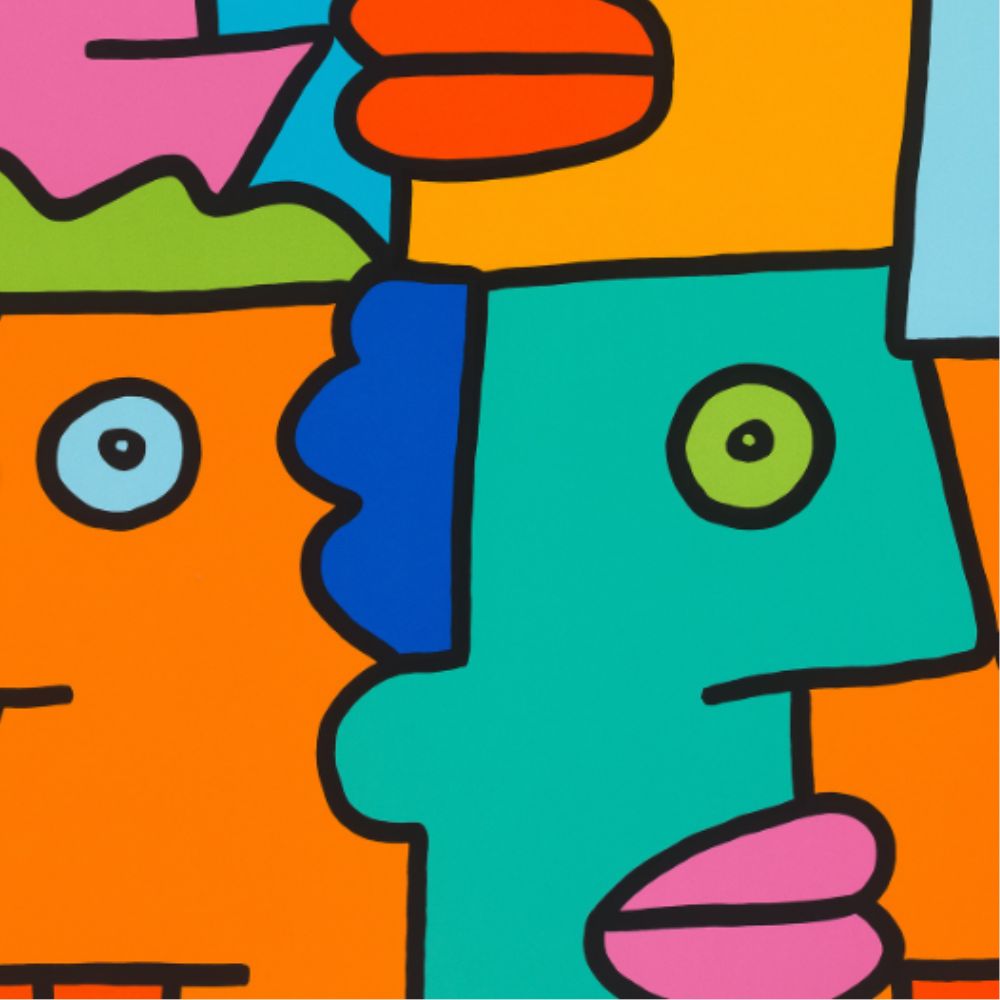 Thierry Noir, We are all part of a big vision and we know it, 2025