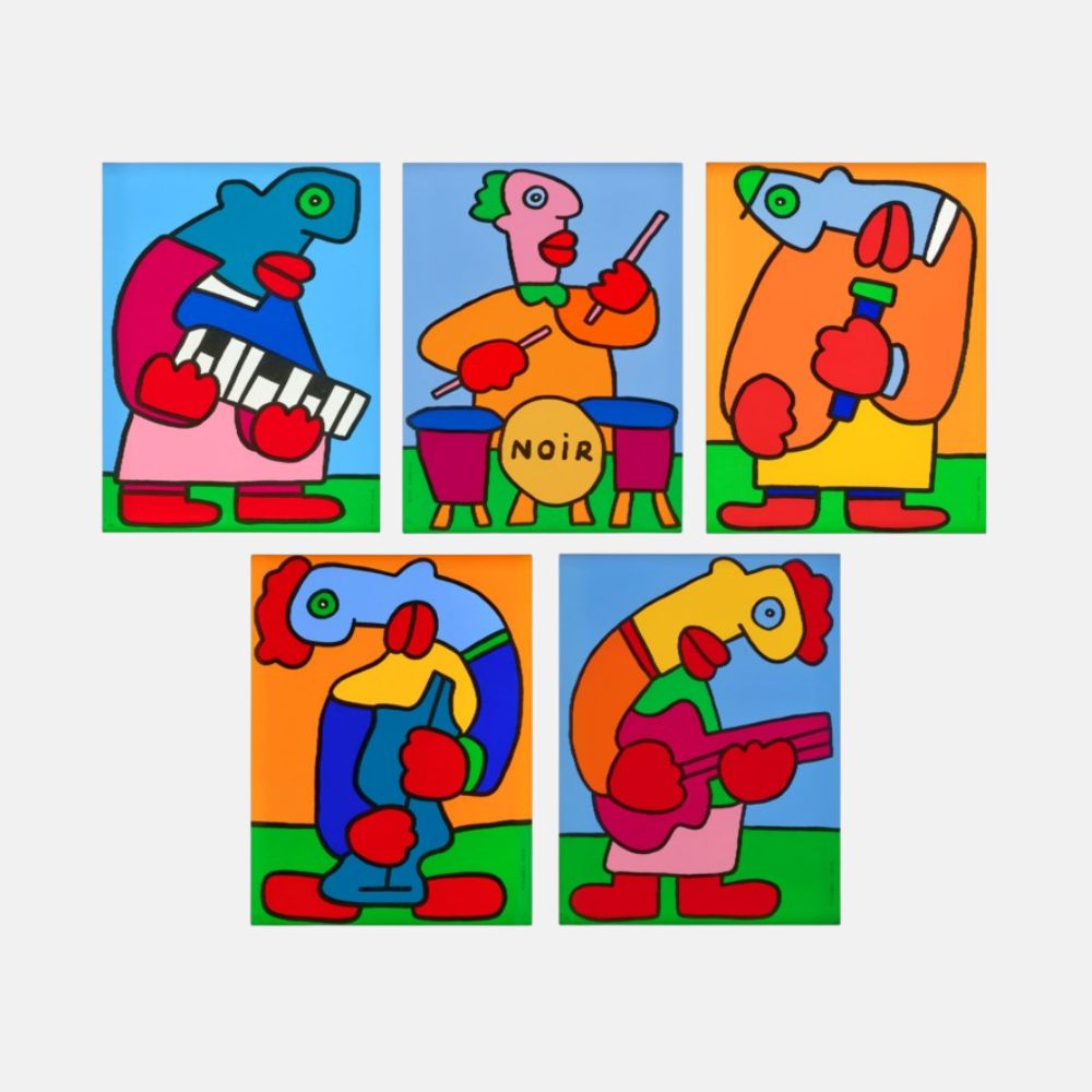 Thierry Noir, Musicians, 2015