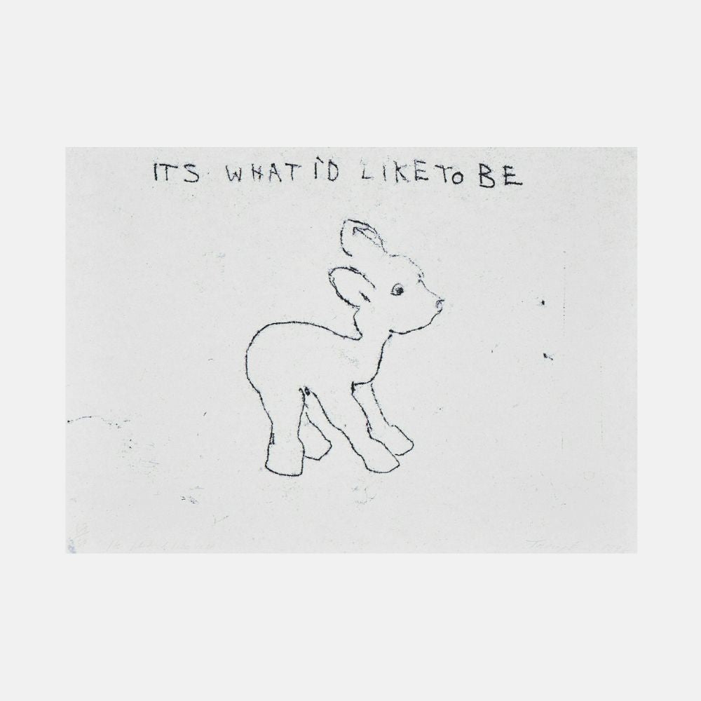 Tracey Emin, It’s What I’d Like To Be, 1998