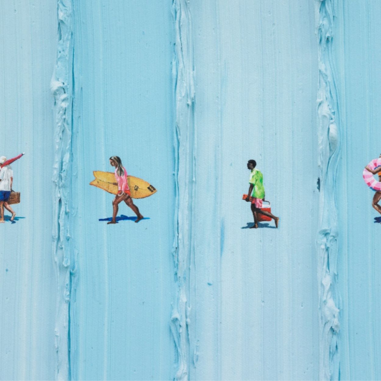 Limited edition print by Werner Bronkhorst titled "Walk on Water," showcasing a detailed artwork in a high-quality image.