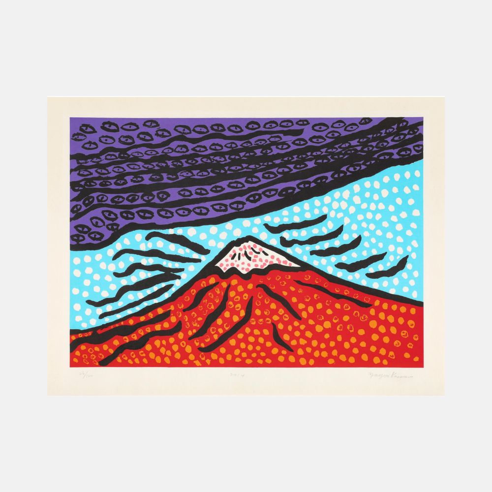 Yayoi Kusama, Mt. Fuji Is The Home of My Heart (Kusama 401), 2014