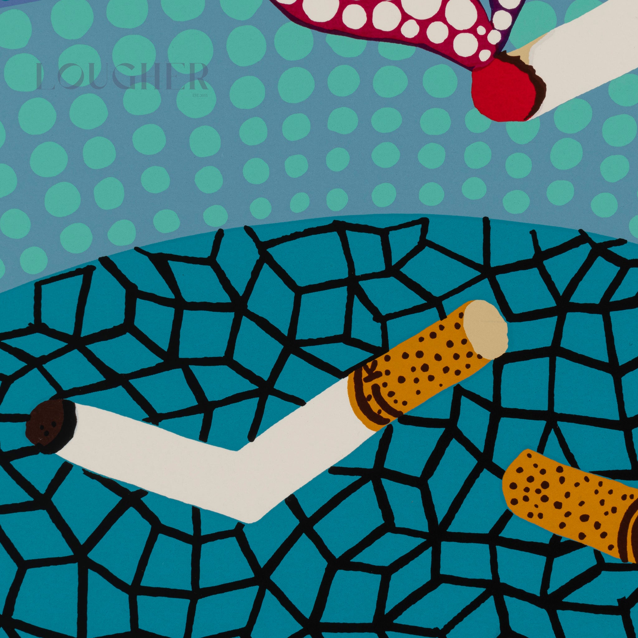 Yayoi Kusama, Ashtray, 1990 For Sale | Lougher Contemporary