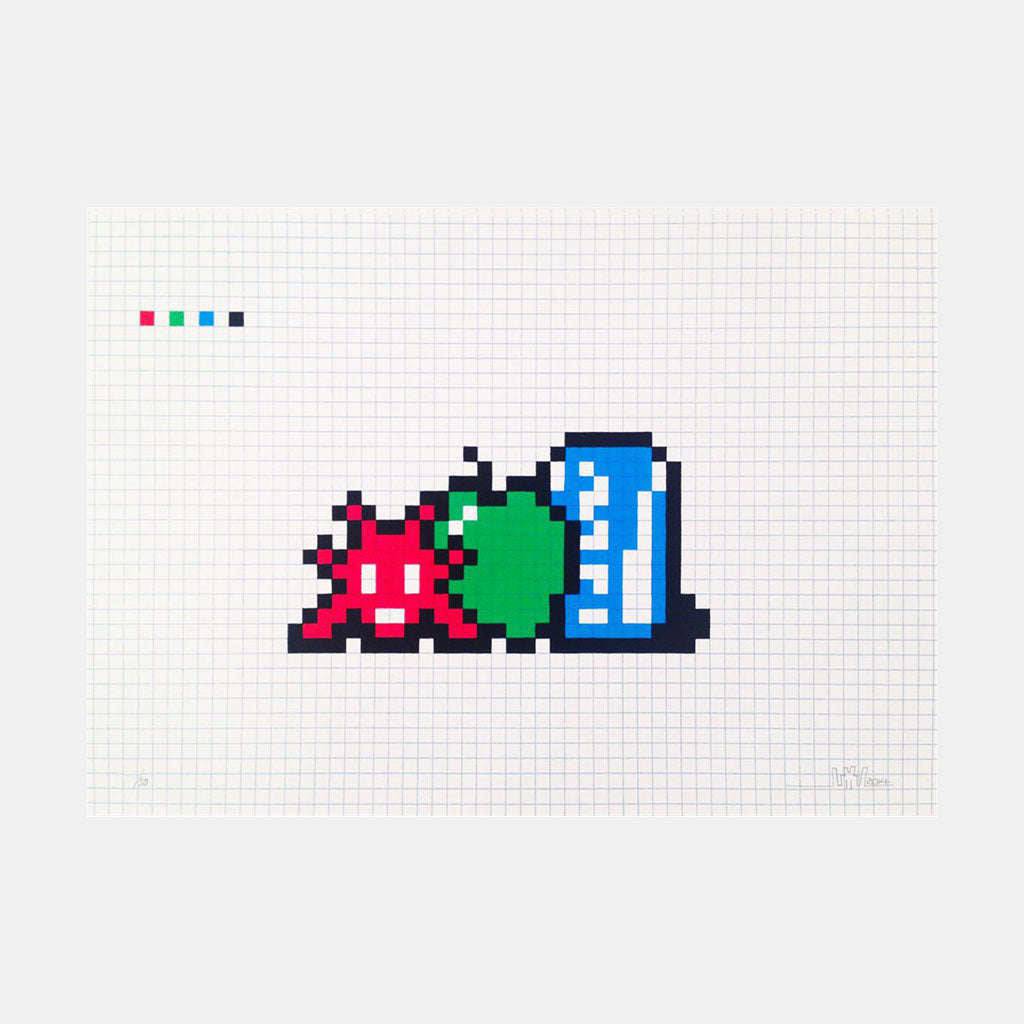 Invader, Still Life with Pocari Can, 2014 For Sale - Lougher Contemporary