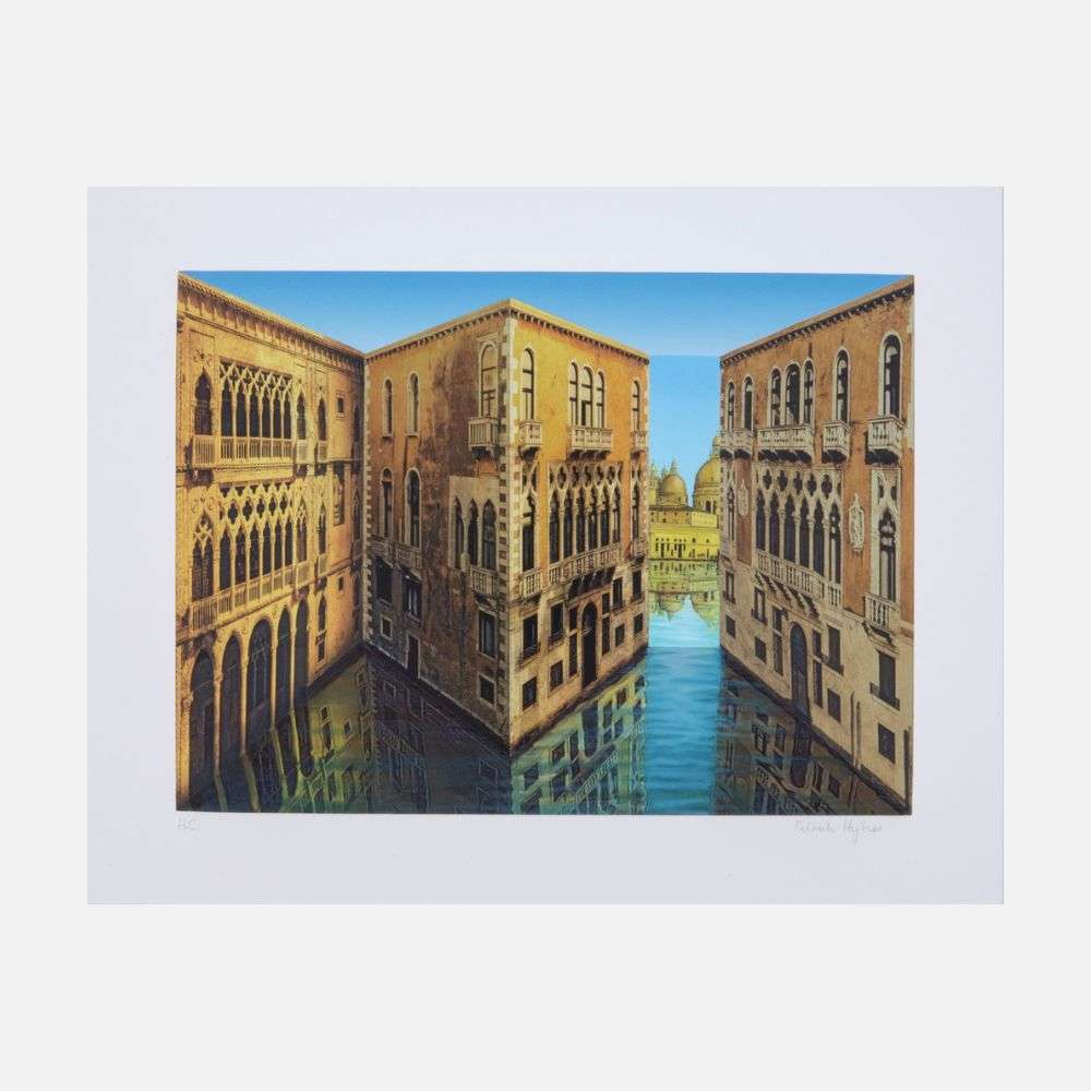 Patrick Hughes, Golden, 2022 For Sale - Lougher Contemporary