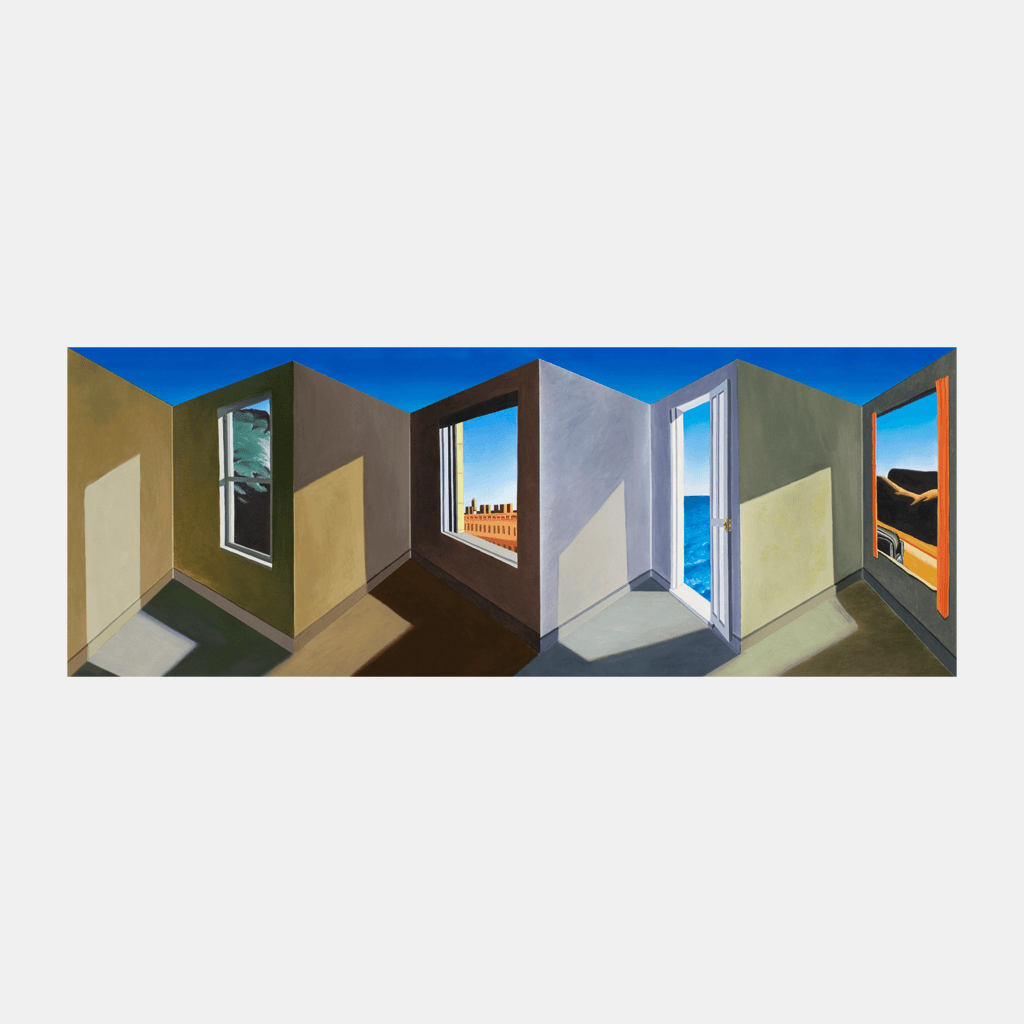 Patrick Hughes, Hoppera, 2008 For Sale - Lougher Contemporary