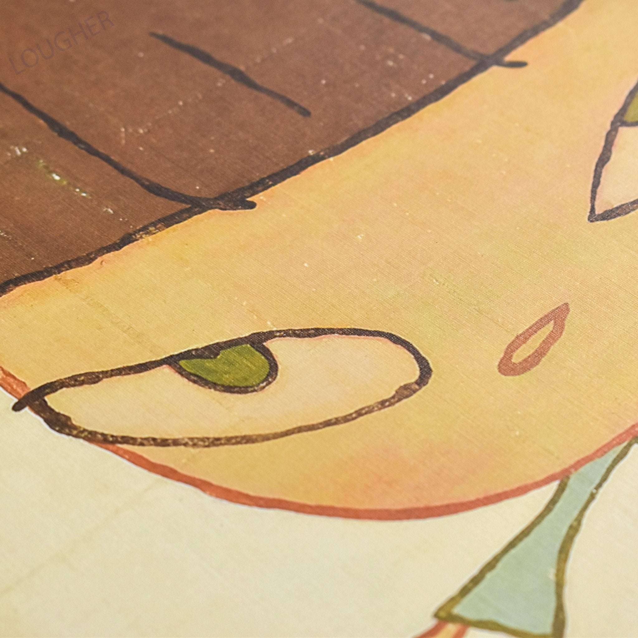 Yoshitomo Nara, Marching on a Butterbur Leaf, 2019 For Sale - Lougher Contemporary