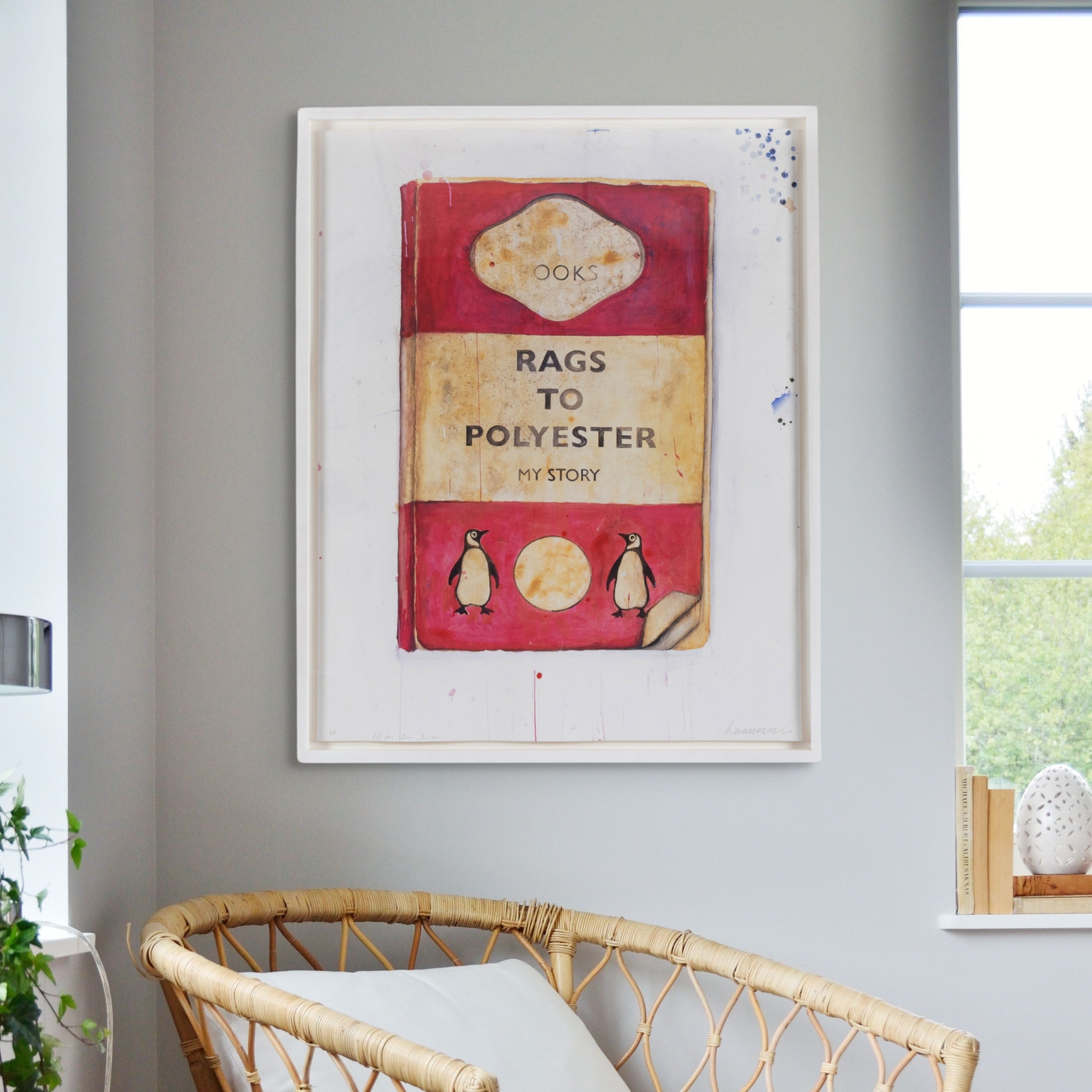 Harland Miller, Rags to Polyester, 2014 For Sale | Lougher Contemporary