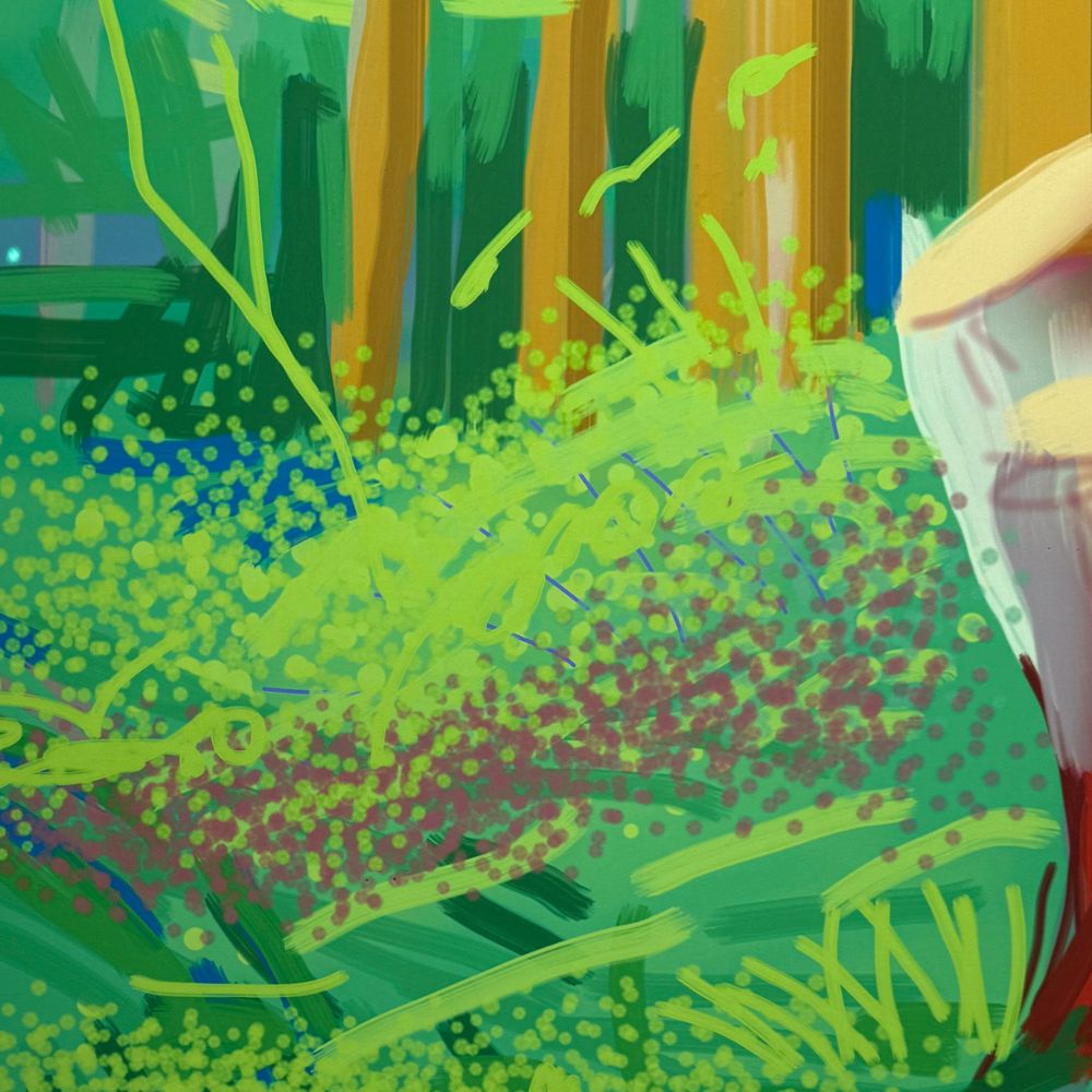 David Hockney Arrival of Spring