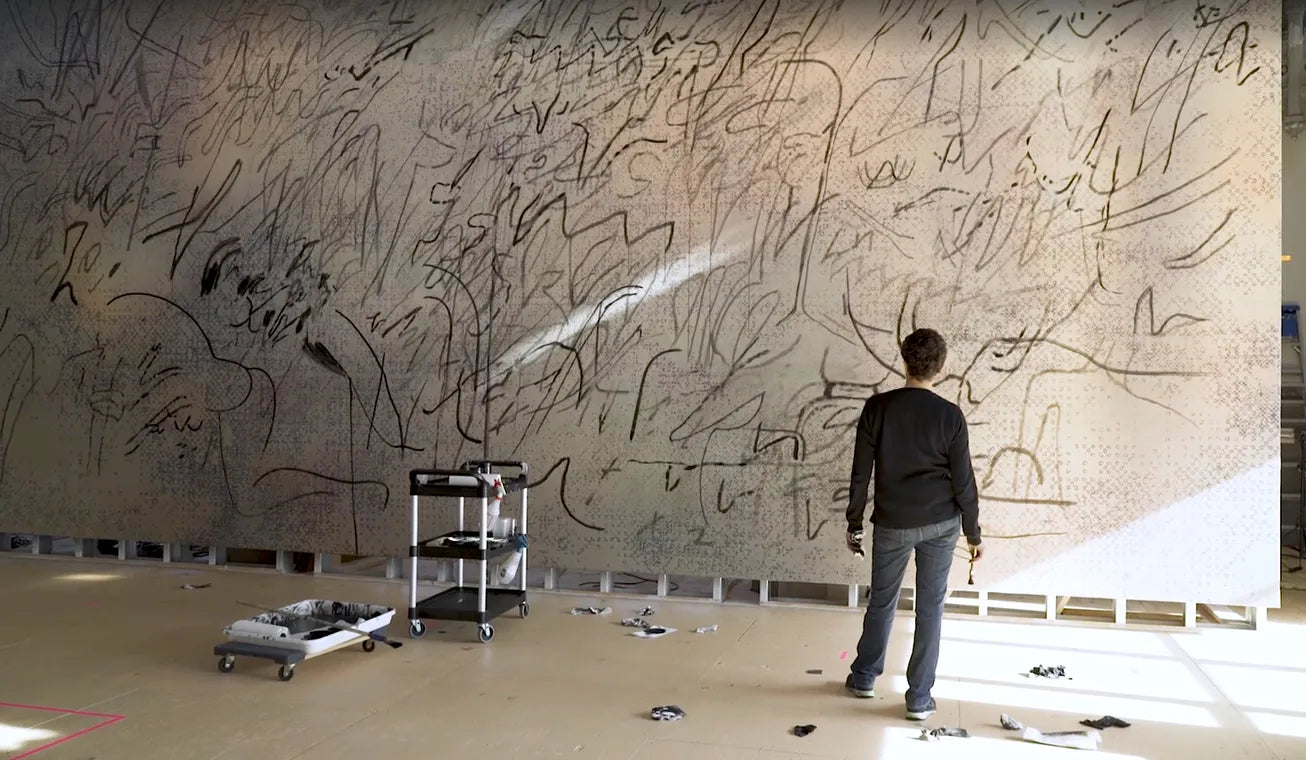 Julie Mehretu in the Studio