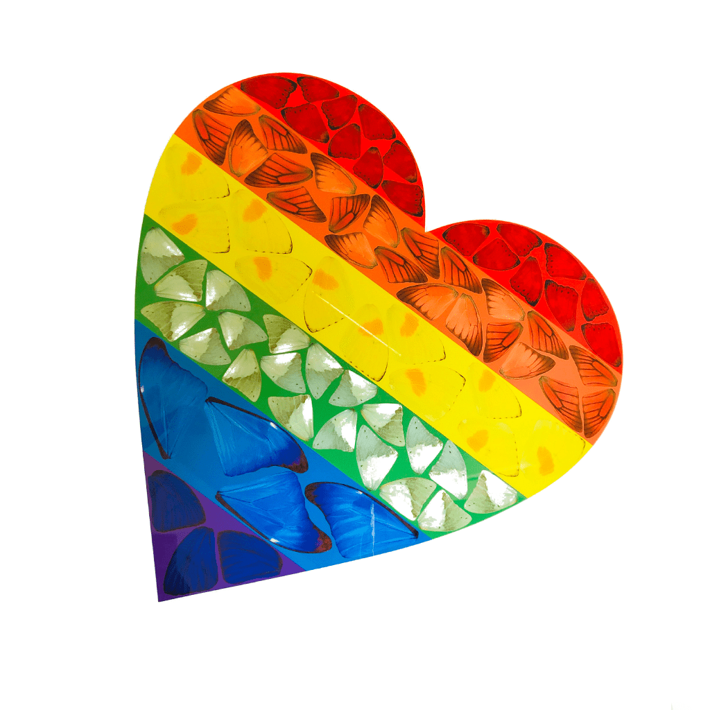 Damien Hirst, H7-3 Butterfly Heart (Large), 2020 For Sale - Lougher Contemporary