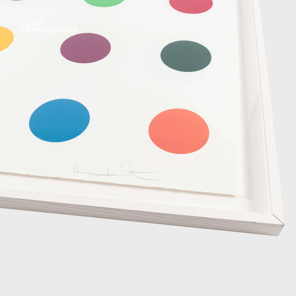 Damien Hirst, Methionine, from 12 Woodcut Spots, 2010 For Sale - Lougher Contemporary