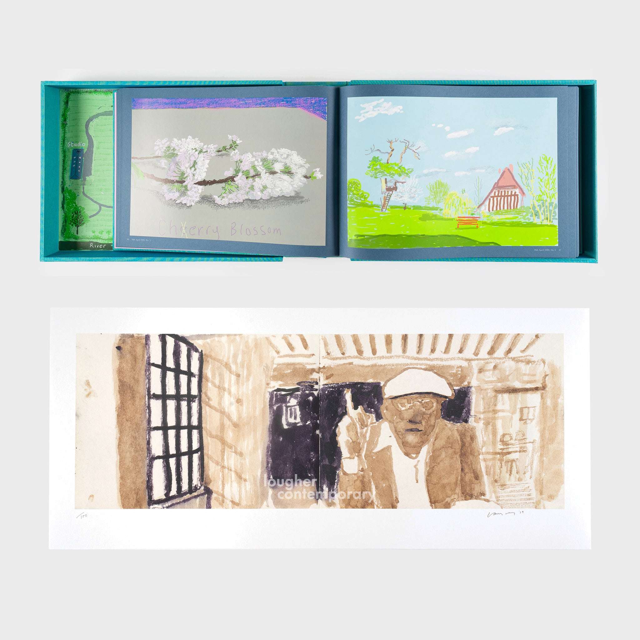 David Hockney, 220 for 2020 (Complete set of 4), 2020 For Sale - Lougher Contemporary