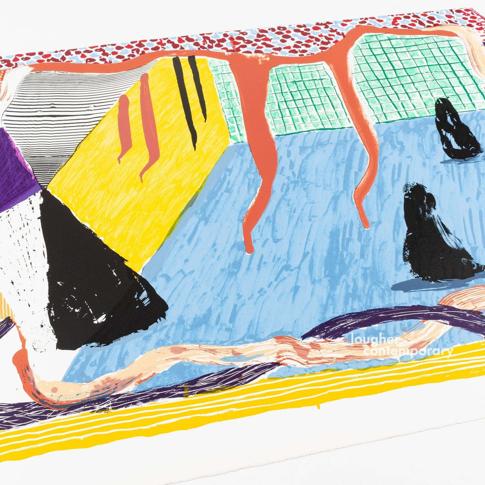 David Hockney, Ink in the Room, from 'Some New Prints', 1993 For Sale - Lougher Contemporary