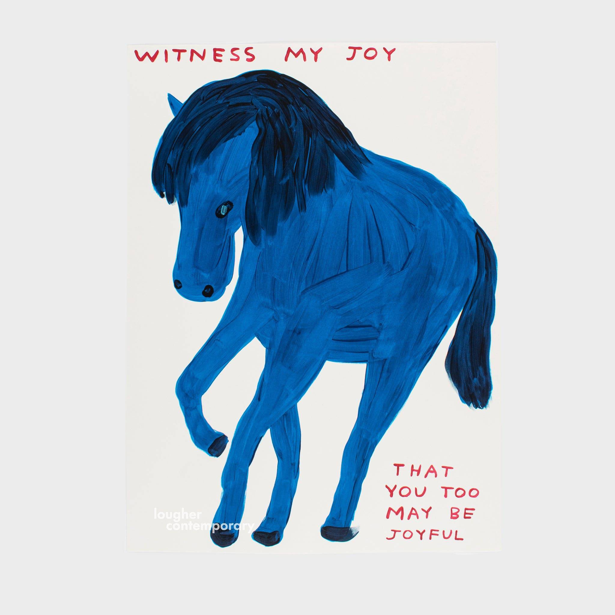 David Shrigley, Witness My Joy, 2022 For Sale - Lougher Contemporary