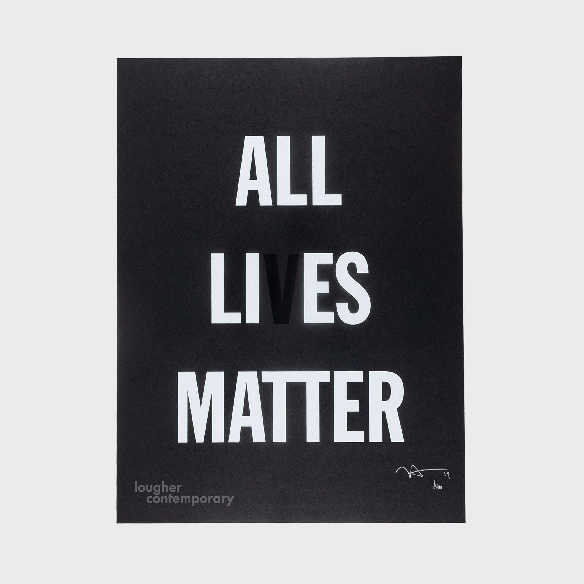 Hank Willis Thomas, All Li es Matter, 2019 For Sale - Lougher Contemporary