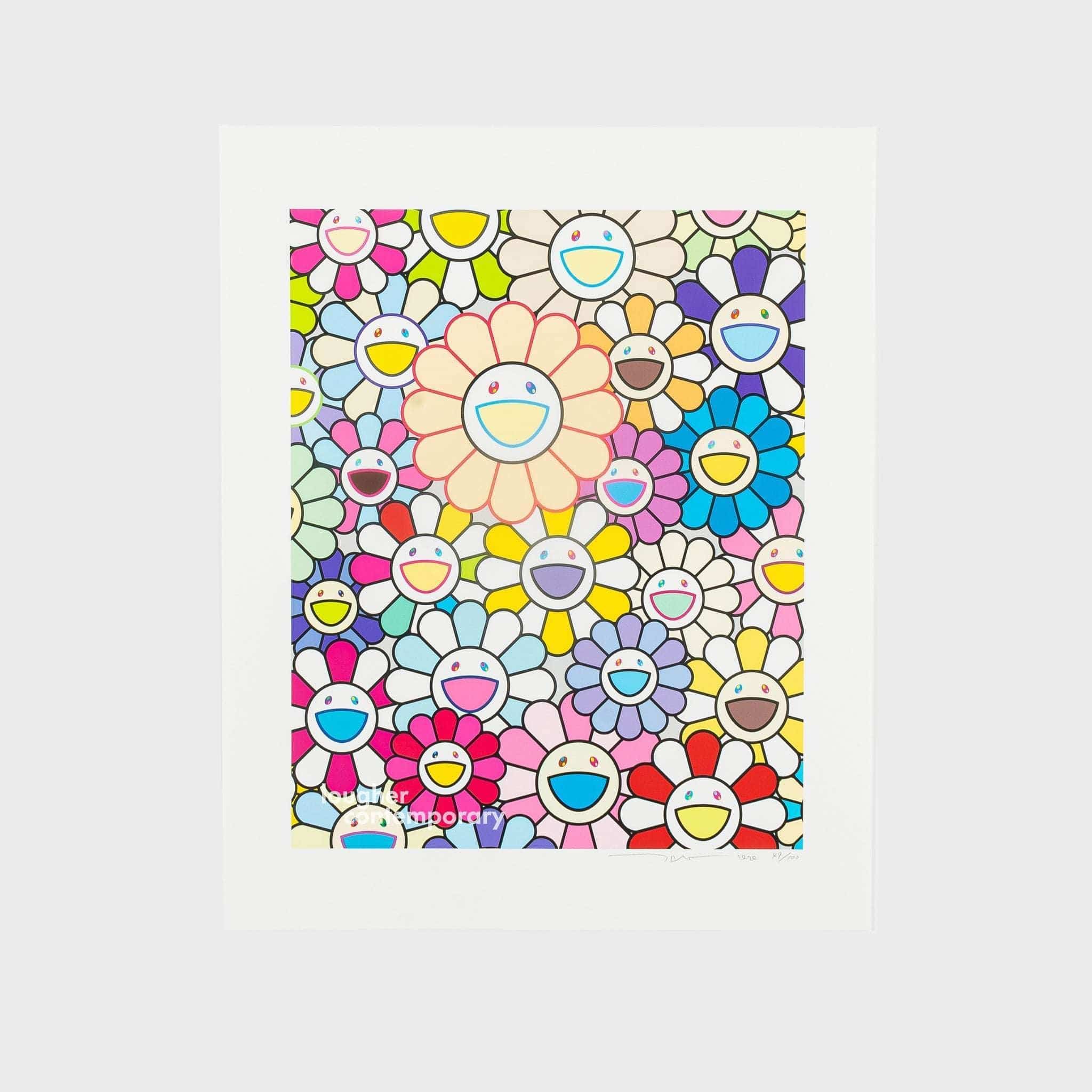 Takashi Murakami, Field of Flowers, 2020 For Sale - Lougher Contemporary