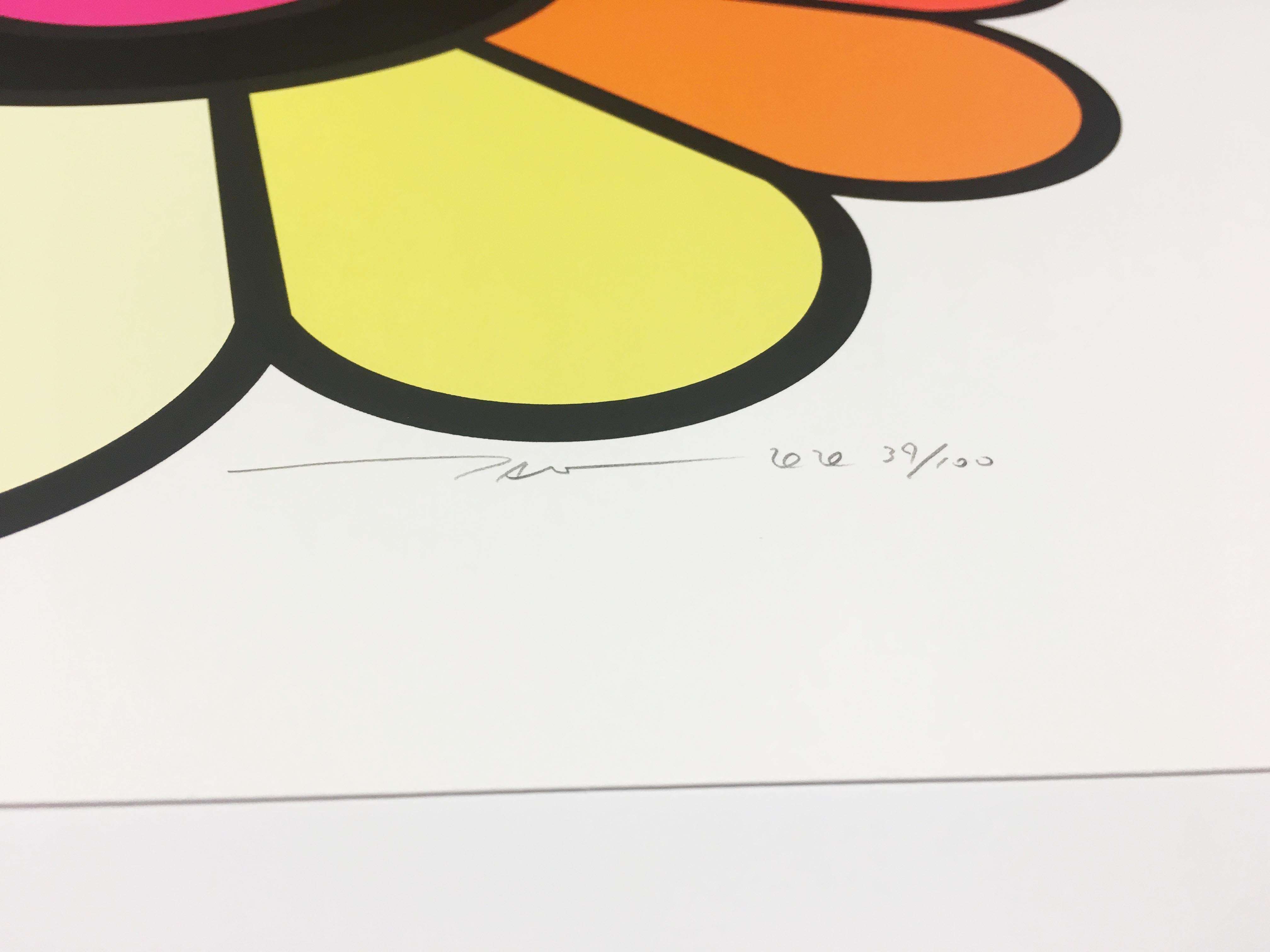 Takashi Murakami, Multicolor Double Face: Black, 2020 For Sale - Lougher Contemporary