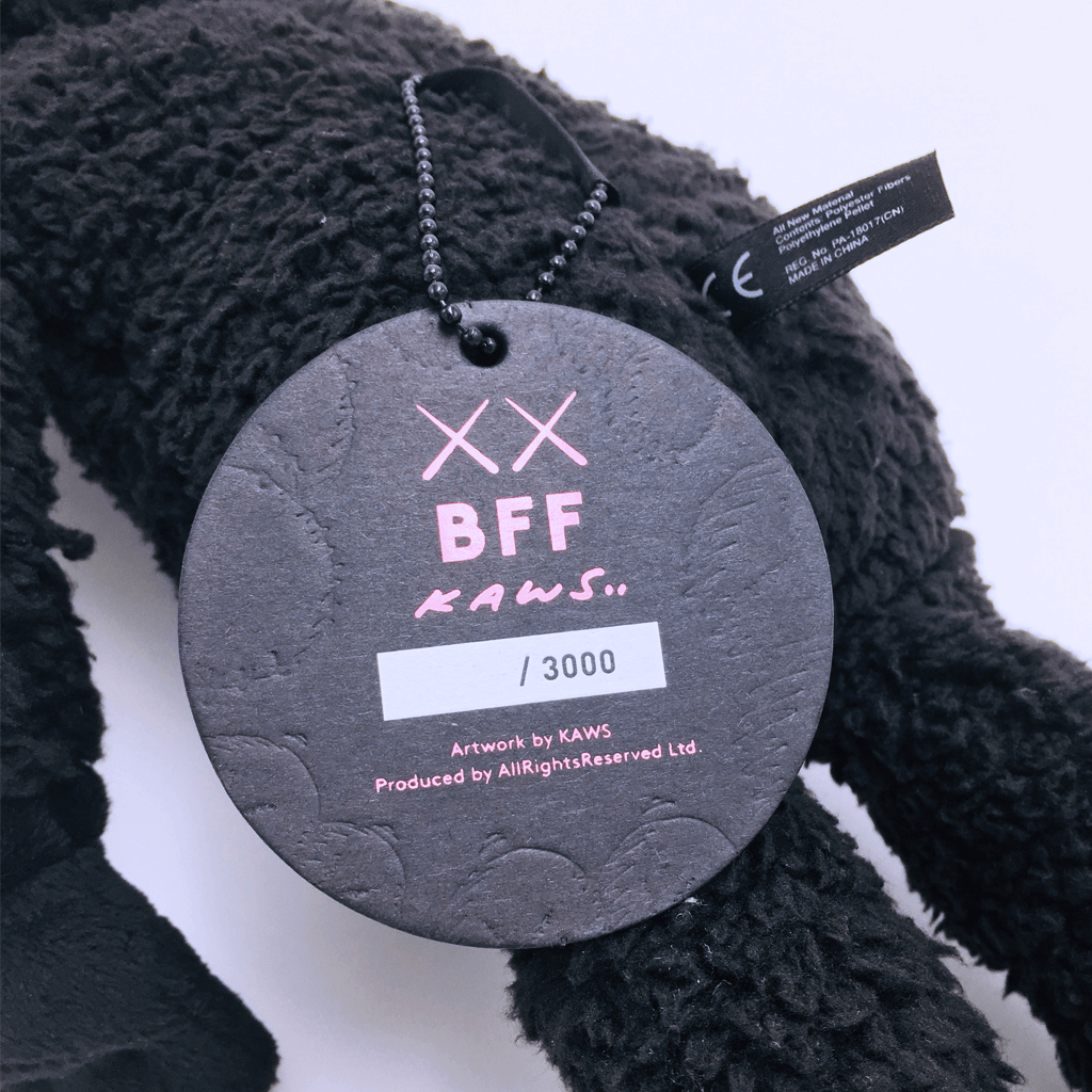 KAWS BFF Plush Doll Black 2016 Lougher Contemporary