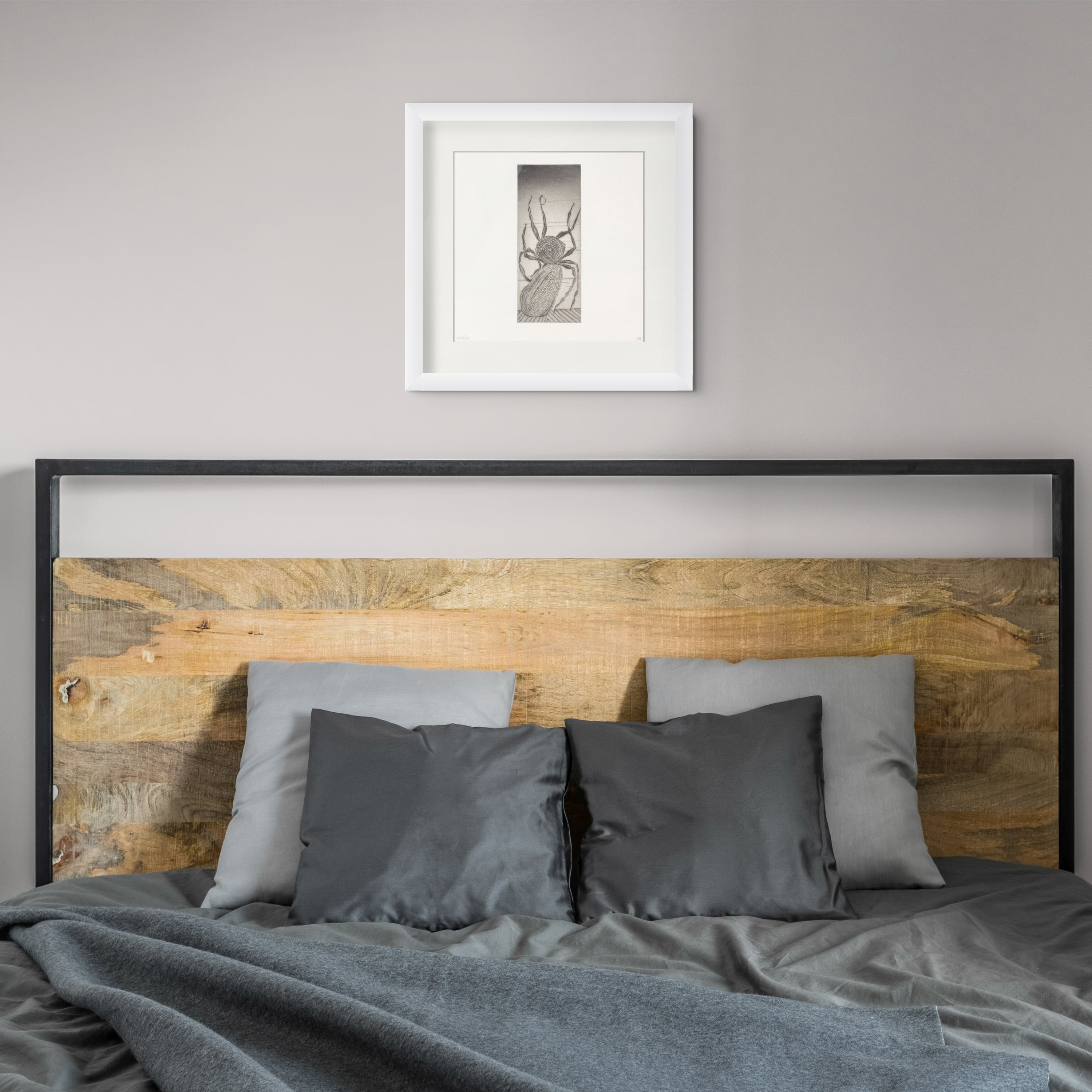 Limited edition Louise Bourgeois Untitled plate 1 print from Ode à Ma Mère, artwork by Lougher Contemporary, interior view.