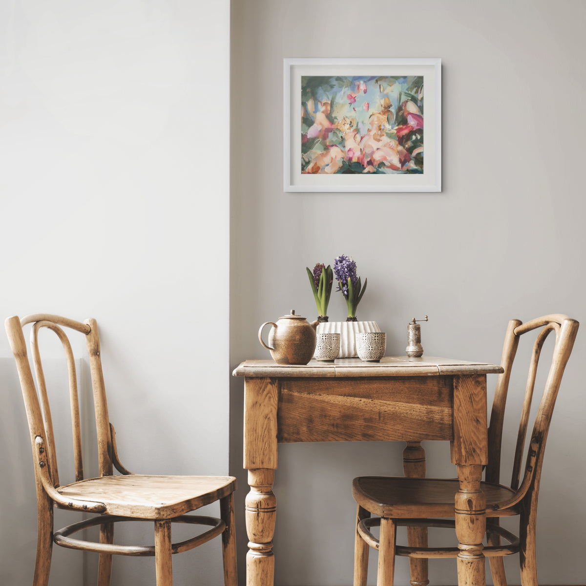 Limited edition Flora Yukhnovich Syrinx 2024 print by Lougher Contemporary, featuring vibrant abstract artwork and intricate details.