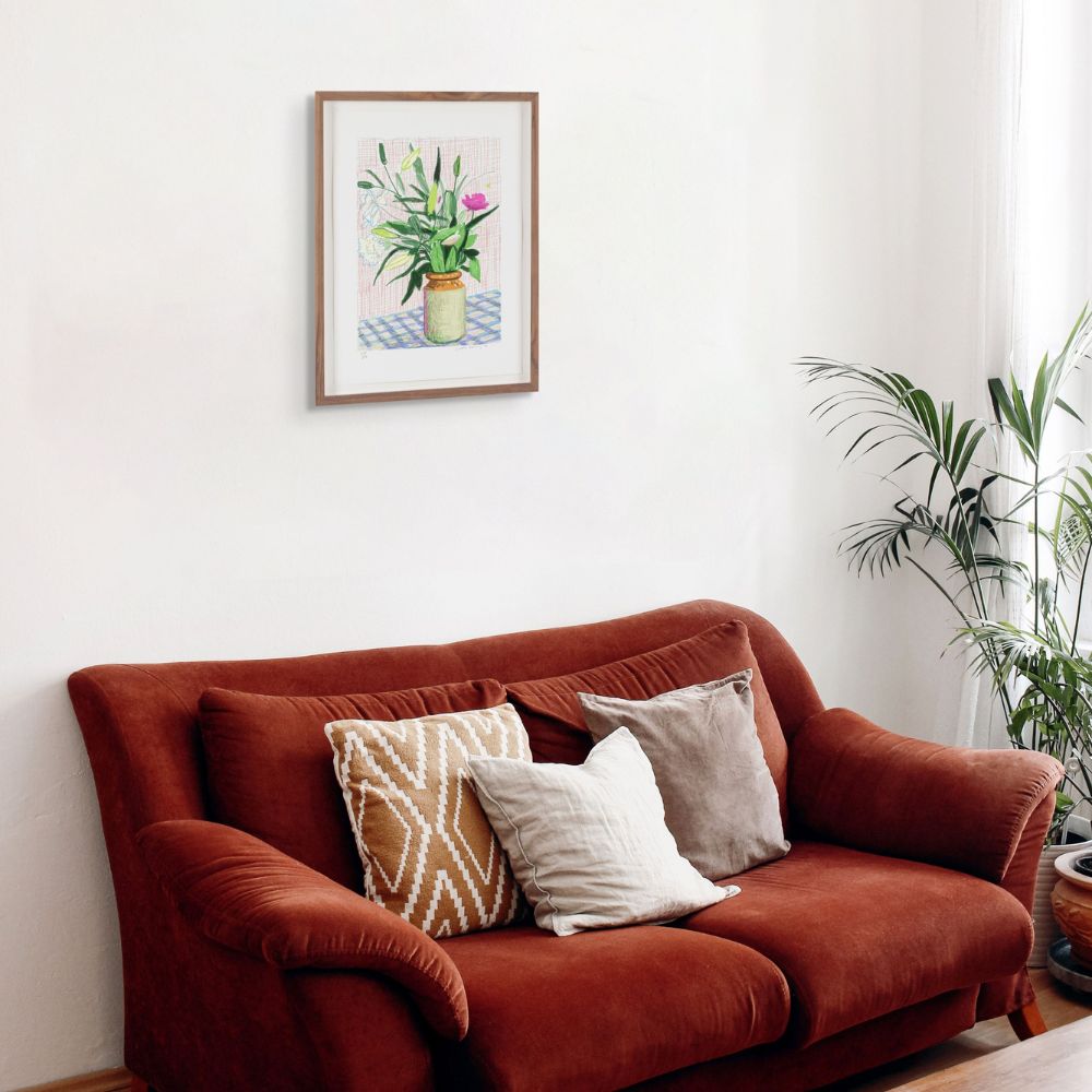 David Hockney Yosemite Suite artwork displayed in contemporary interior