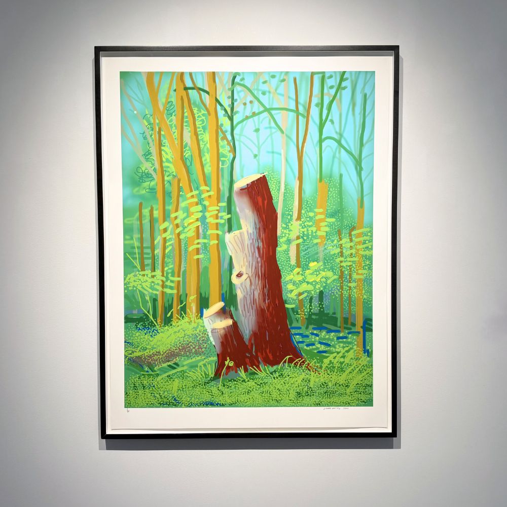David Hockney, The Arrival of Spring in Woldgate, East Yorkshire in 2011 - 24 April, 2011