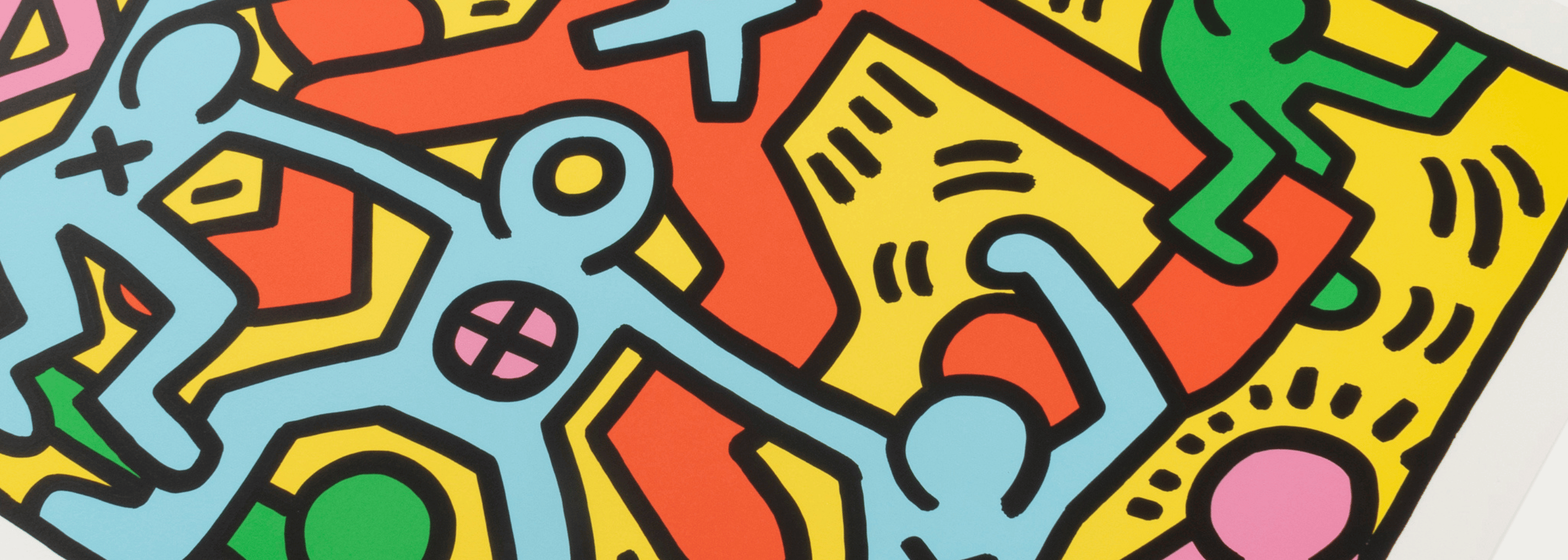 Keith Haring artwork and signed editions for sale at Lougher Contemporary