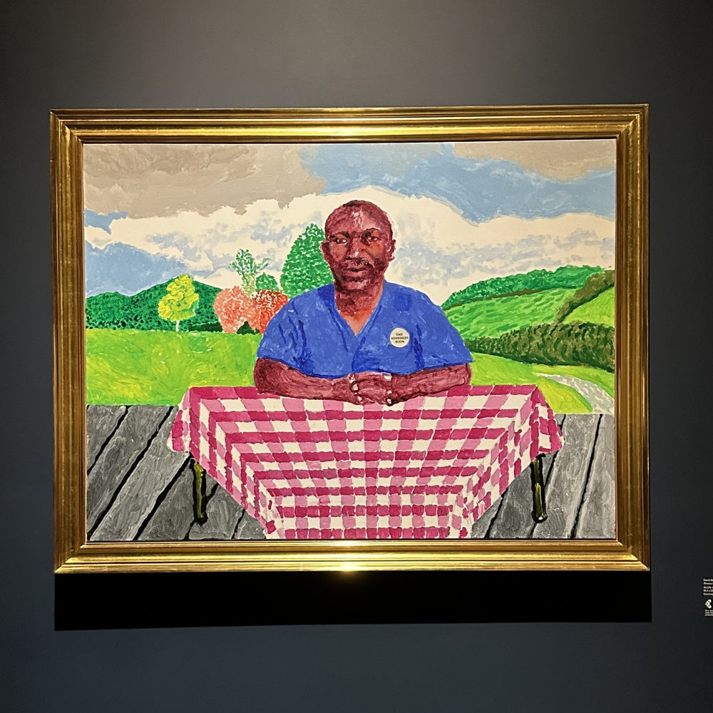 Detail of David Hockney at Serpentine Gallery London 2026 installation