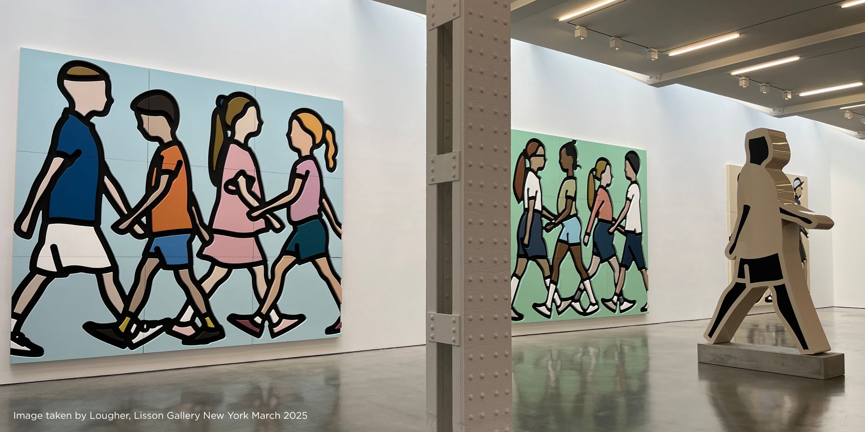 Julian Opie: A Contemporary Portrait of Motion and Modern Life at Lisson Gallery, New York