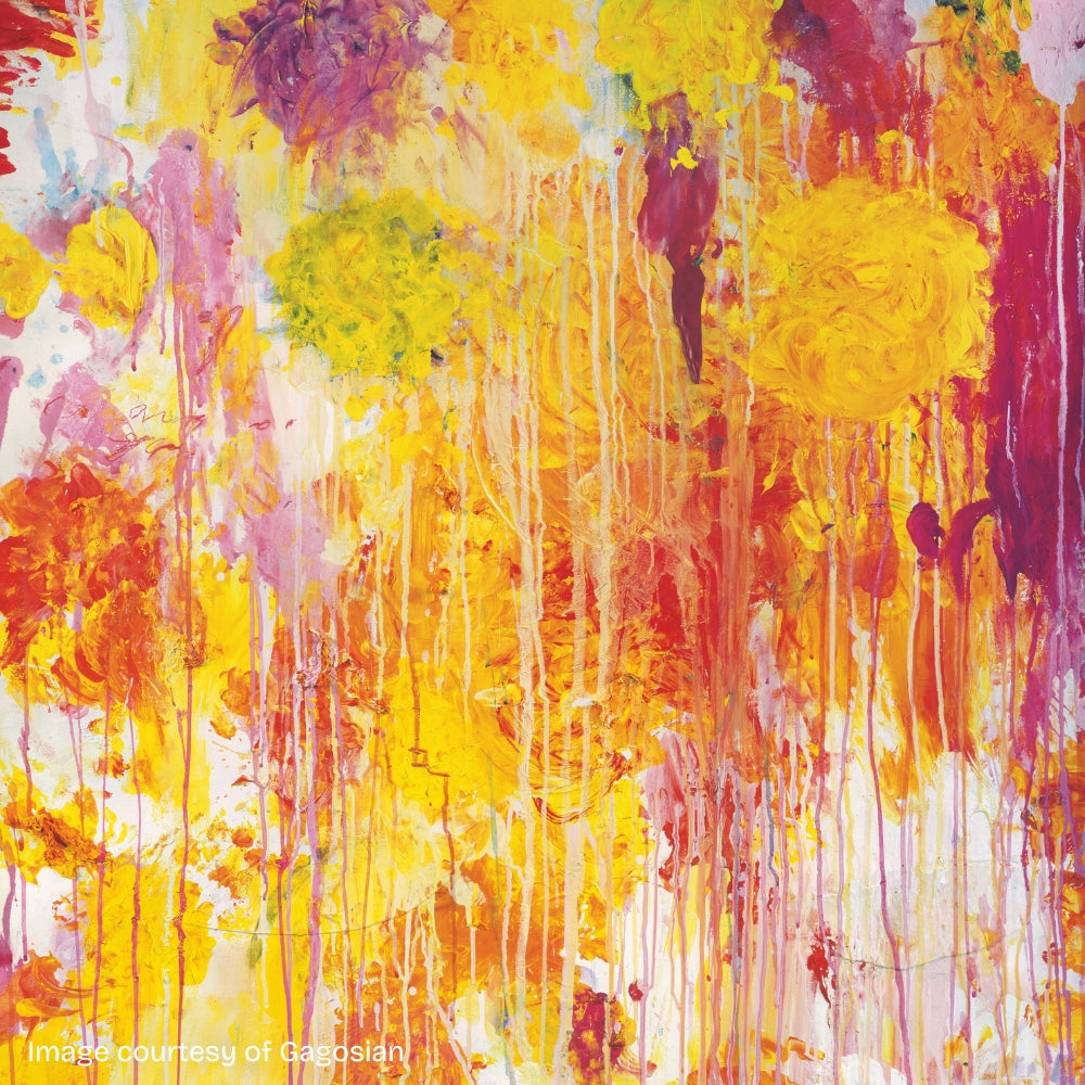 Abstract art with vibrant colours and brush strokes Cy Twombly prints 