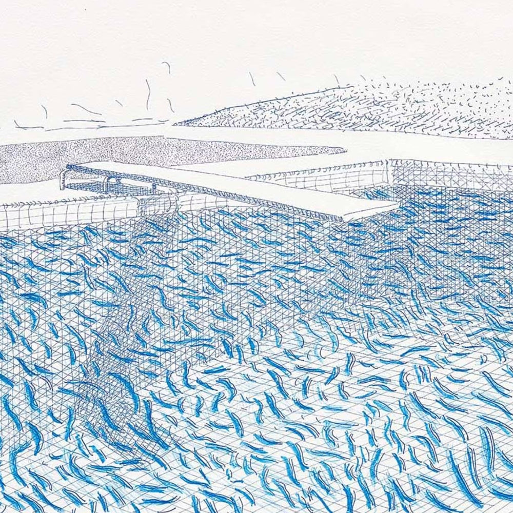 Swimming Pool lithographs and etchings