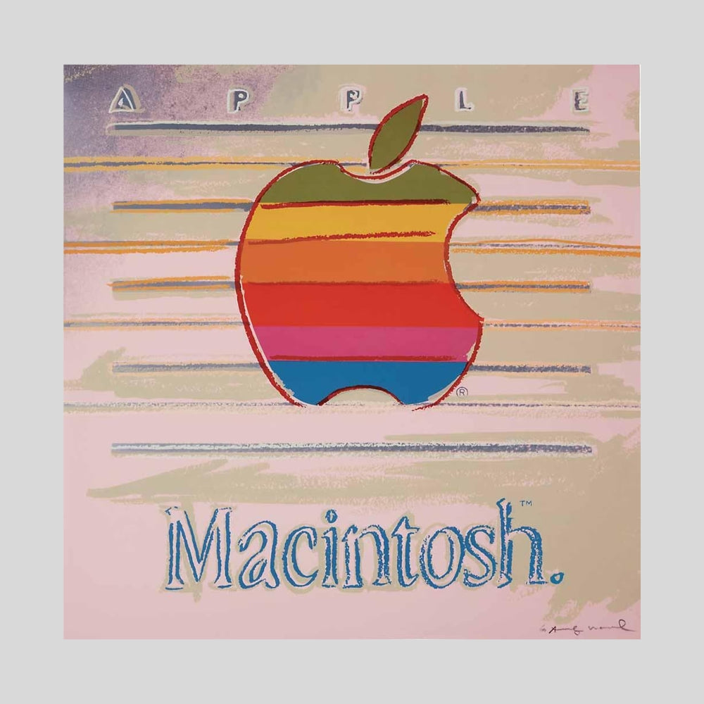 Andy Warhol Ads screenprint in bold contrasting colours