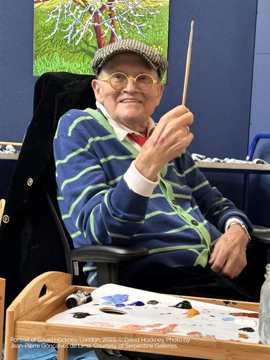 Portrait of David Hockney