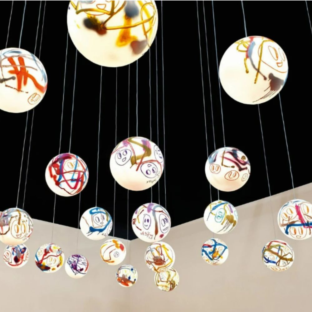 André Butzer, Pendant Light, Art Edition No. 1–100, 2021