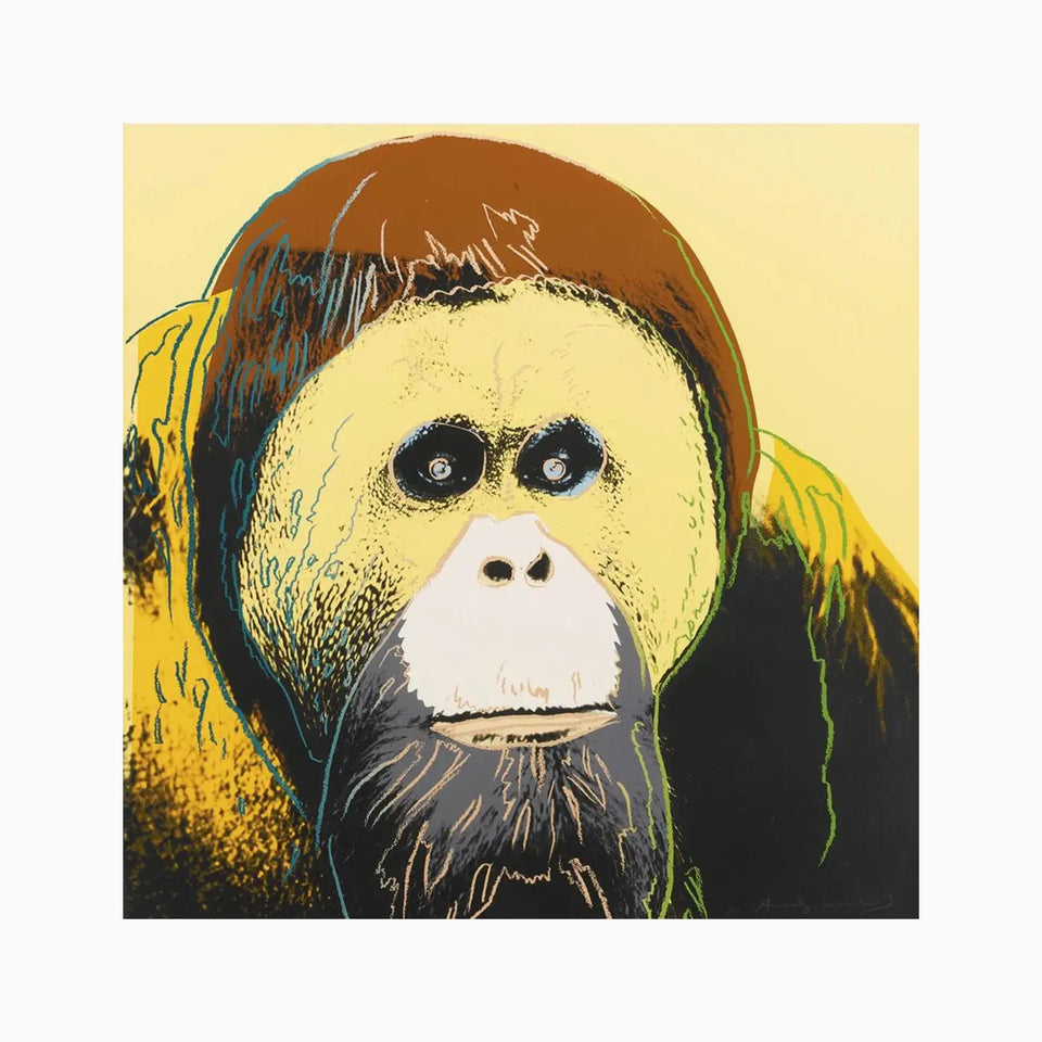 Andy Warhol, Orangutan (F & S II.299) (from Endangered Species), 1983 For Sale - Lougher Contemporary