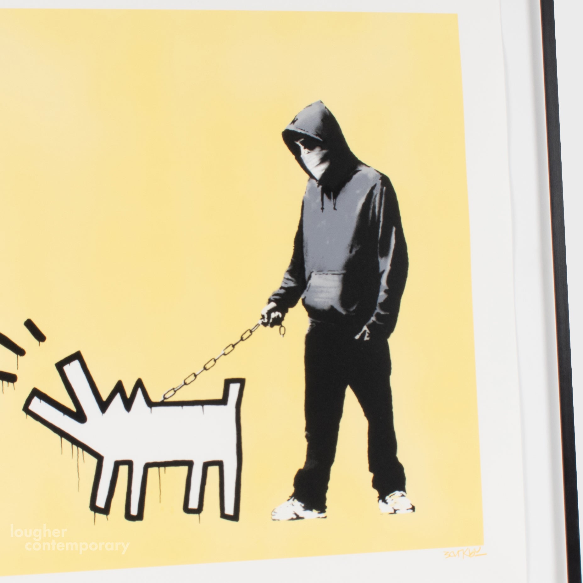 Banksy, Choose Your Weapon (Soft Yellow), 2010 For Sale | Lougher Contemporary 