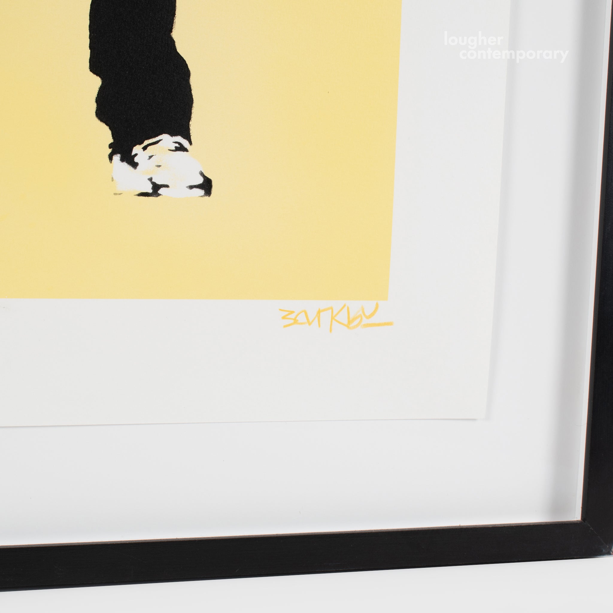 Banksy, Choose Your Weapon (Soft Yellow), 2010 For Sale | Lougher Contemporary 