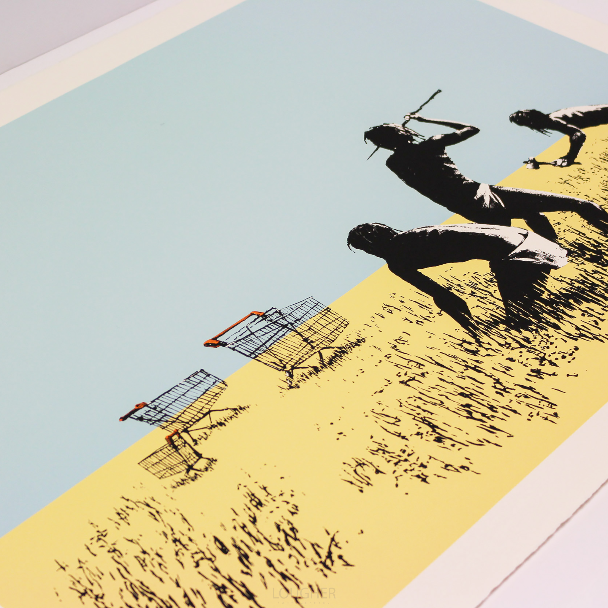 Banksy's and Trolleys (Colour) 