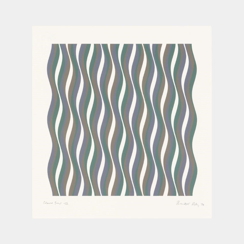 Bridget Riley, Coloured Greys (1), 1972 For Sale | Lougher Contemporary 