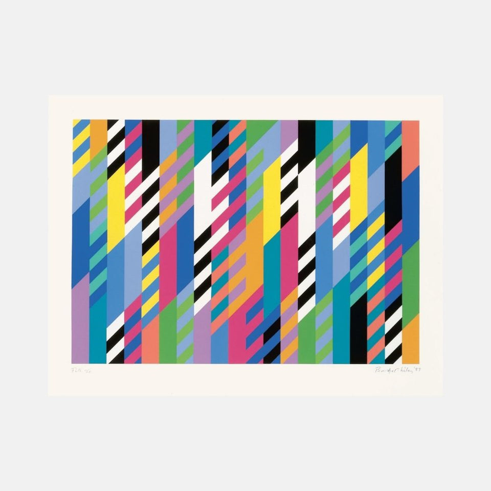 Bridget Riley, Fête, 1989 For Sale - Lougher Contemporary